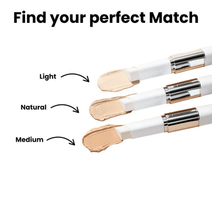 LumaTone Color-Changing Foundation Stick with Built-In Brush
